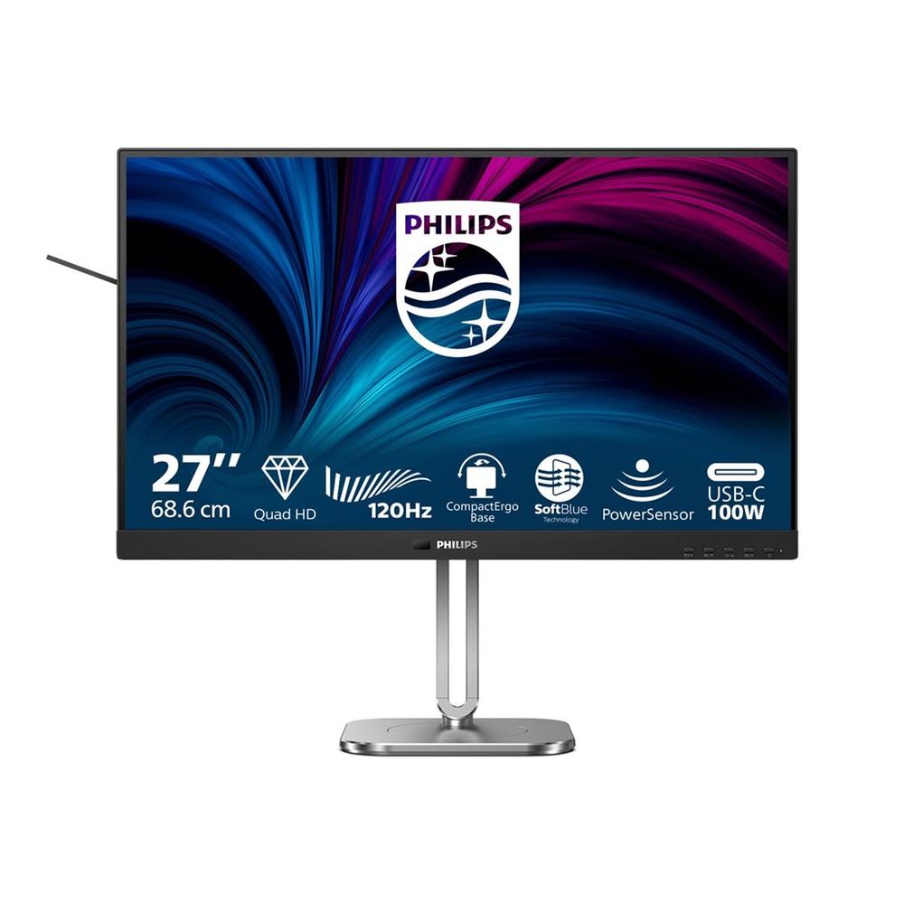 Monitor led 27 pulgadas philips 27b2u4601 - 00 ips -  qhd -  dp -  hdmi -  120hz -  vesa 100x100 Frikytopia