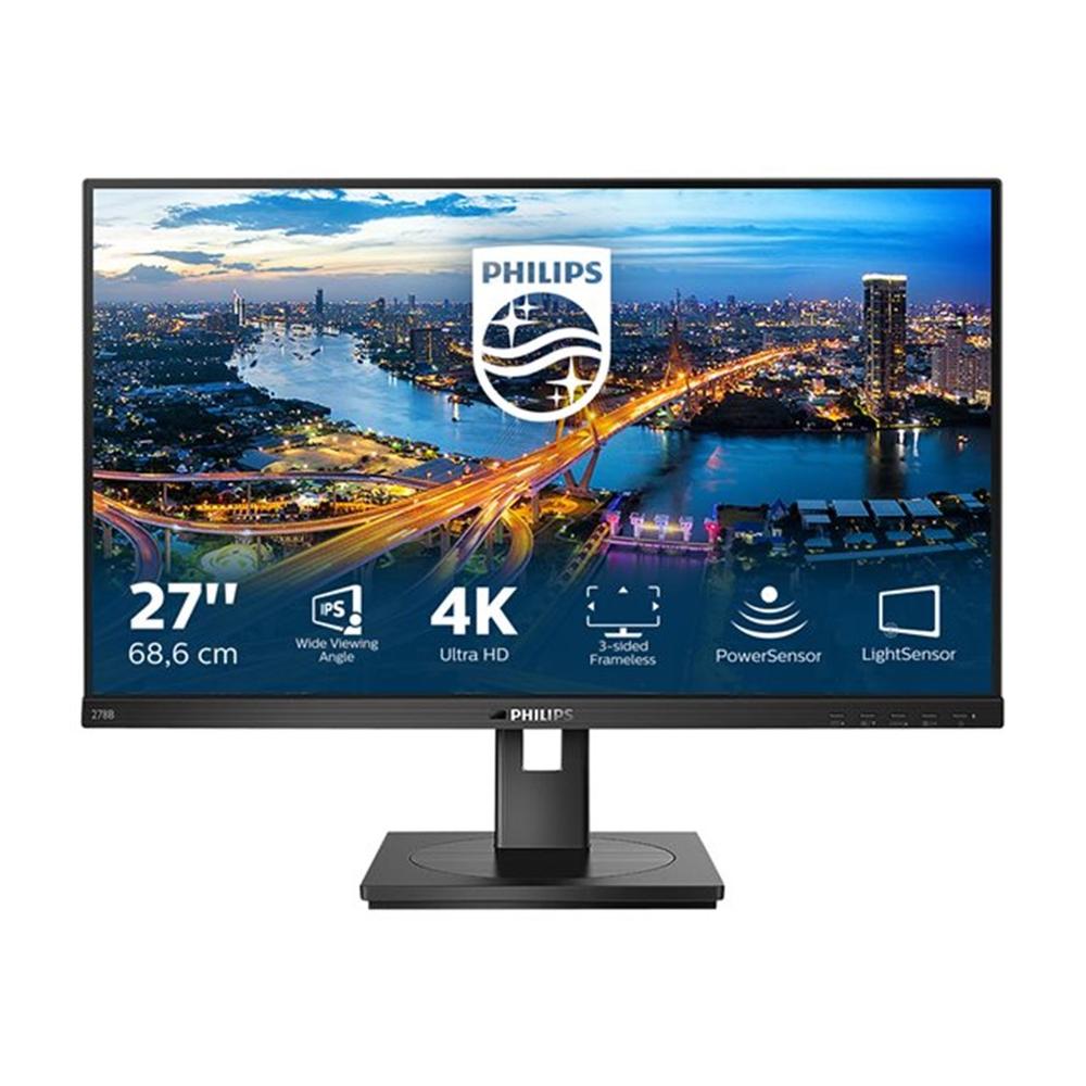 Monitor led 27 pulgadas philips b line 278b1 - 00 ips -  4k uhd -  dp -  hdmi -  60hz -  4ms -  vesa 100x100 Frikytopia