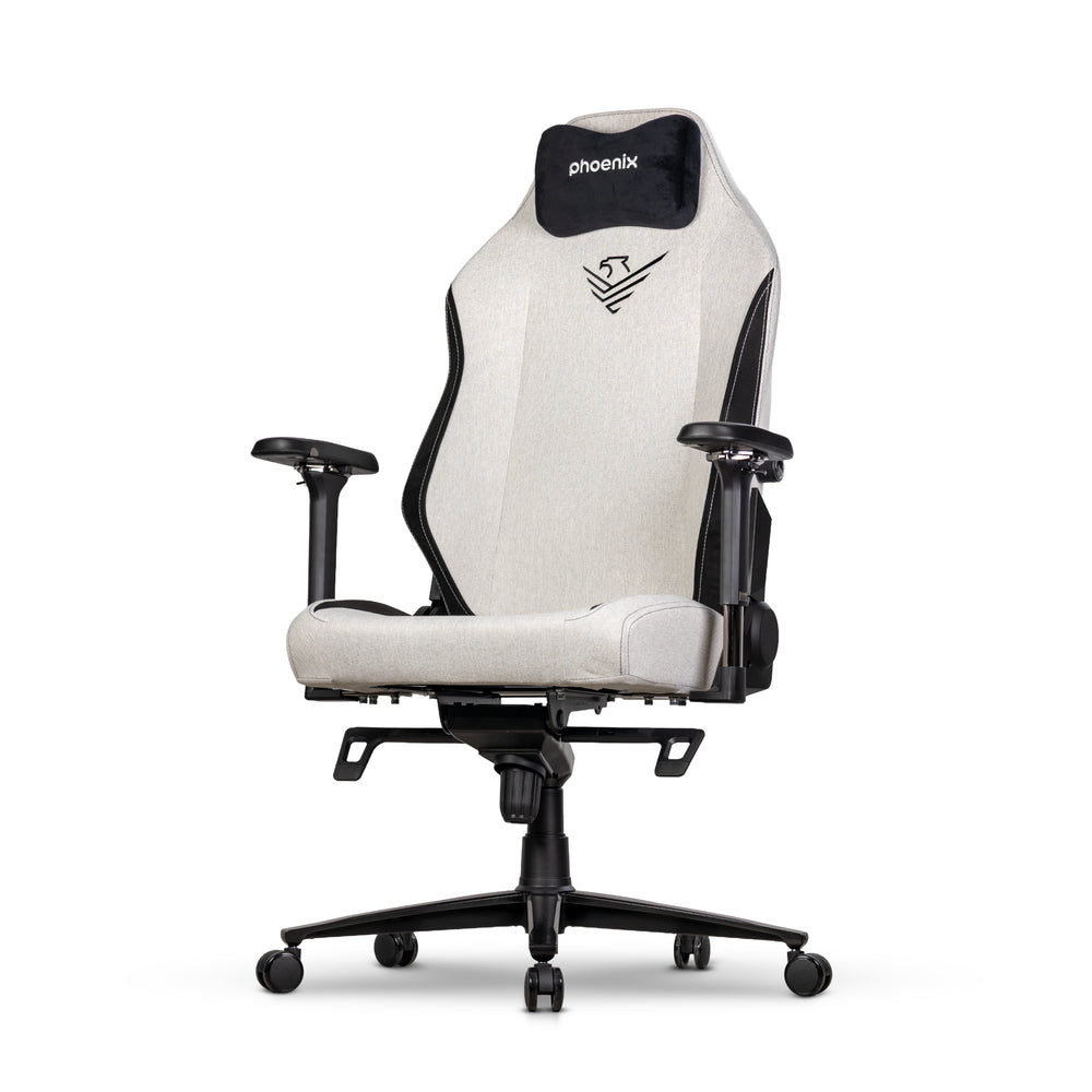 Silla gaming phoenix monarch remaster tela gris y negro talla xl Frikytopia