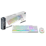Teclado + raton gaming msi vigor ck30 blanco