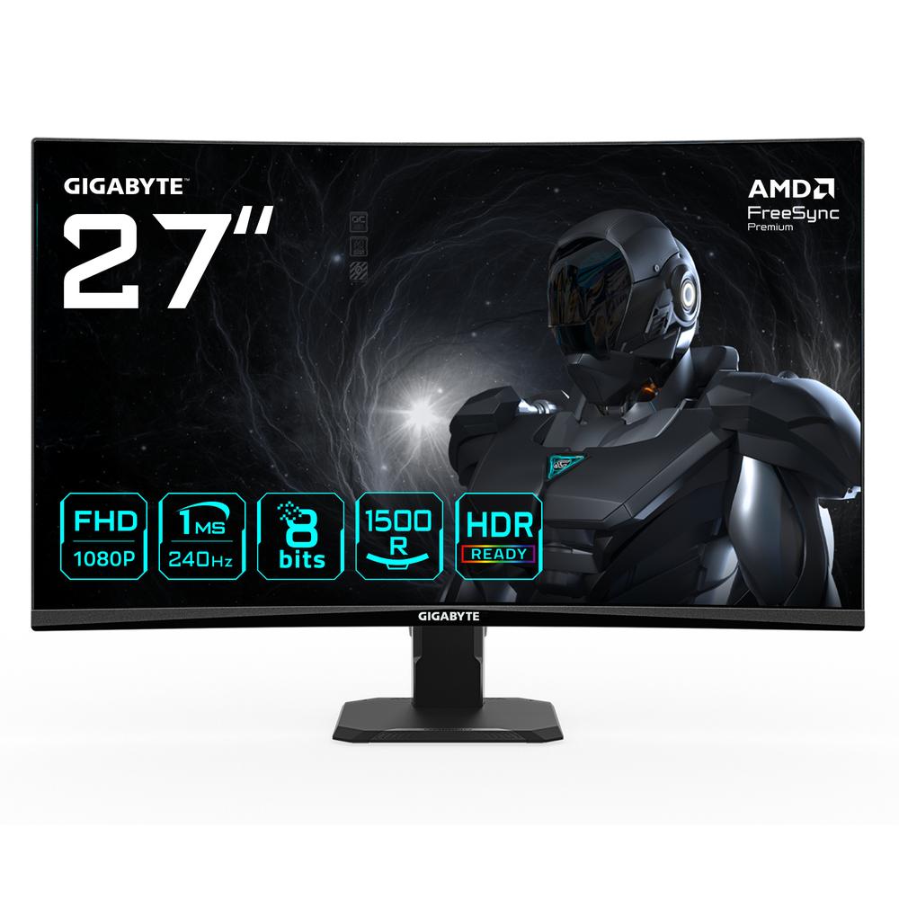 Monitor curvo gaming gigabyte gs27fc2 27 pulgadas fhd 240hz Frikytopia