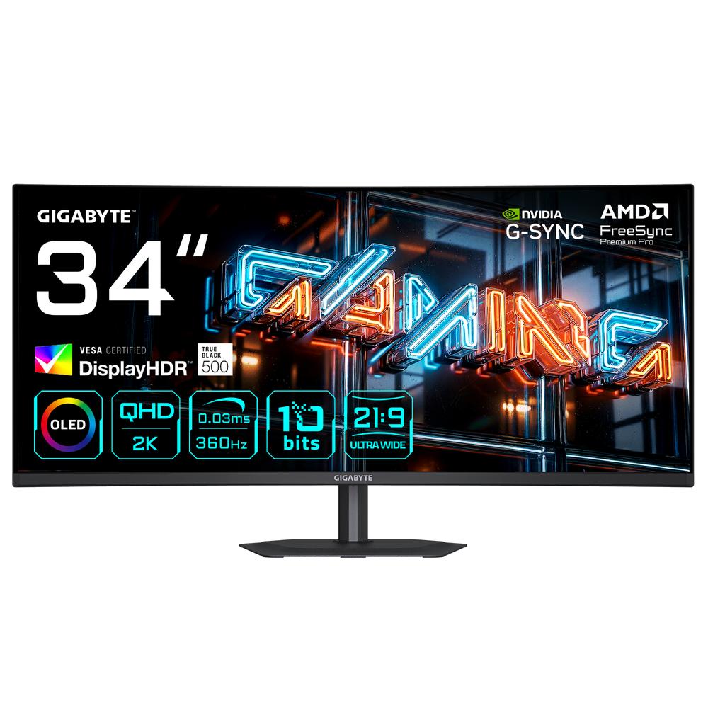 Monitor curvo gaming gigabyte mo34wqc36 34 pulgadas wqhd 360hz Frikytopia