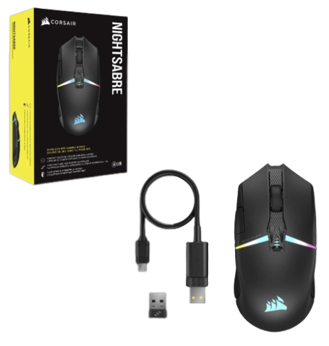 Raton inalambrico gaming corsair ch - 931b011 - eu negro Frikytopia