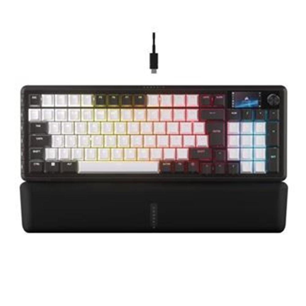 Teclado gaming corsair vanguard 96 - mlx plasma - dual negro - blanco Frikytopia