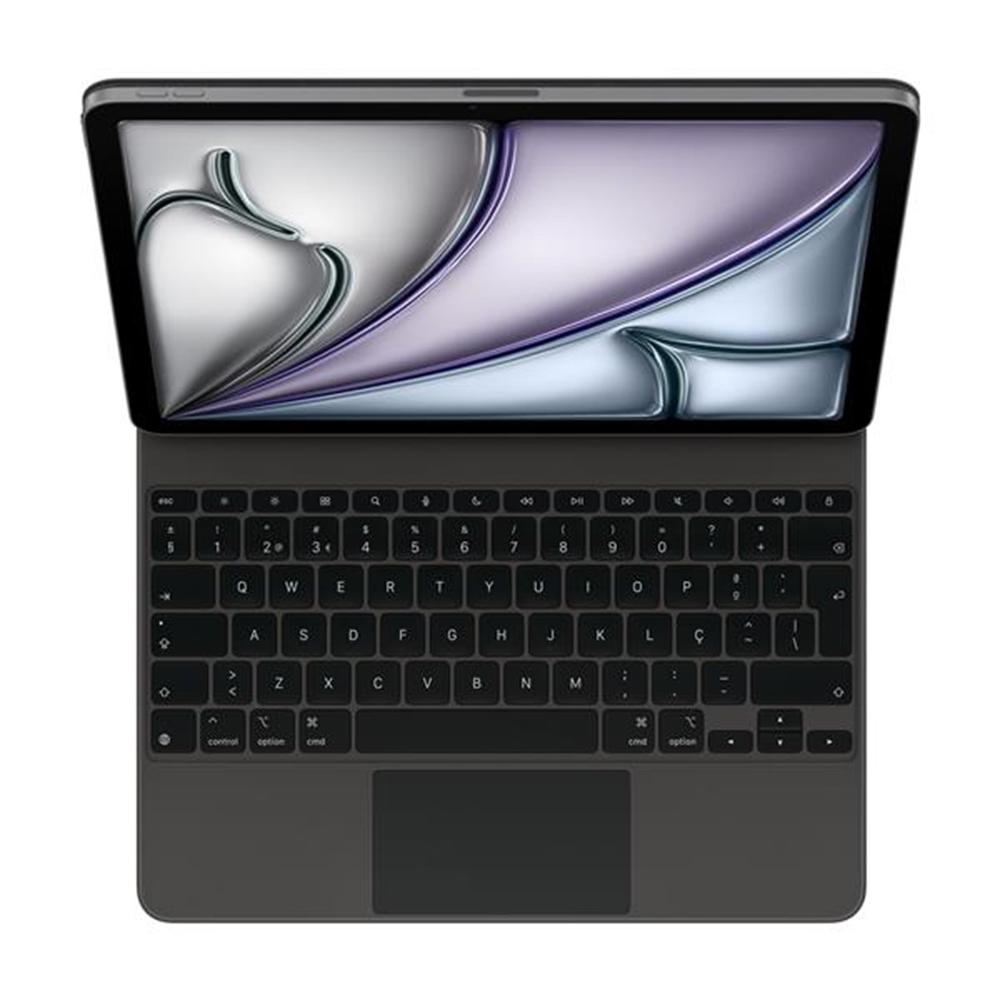 Teclado apple magic keyboard inalambrico negro portugues Frikytopia