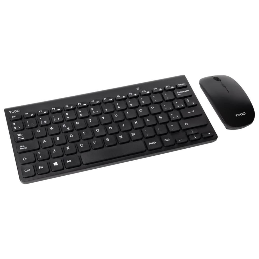 Teclado + rato Tooq TQKMw-3101-B RF sem fios preto