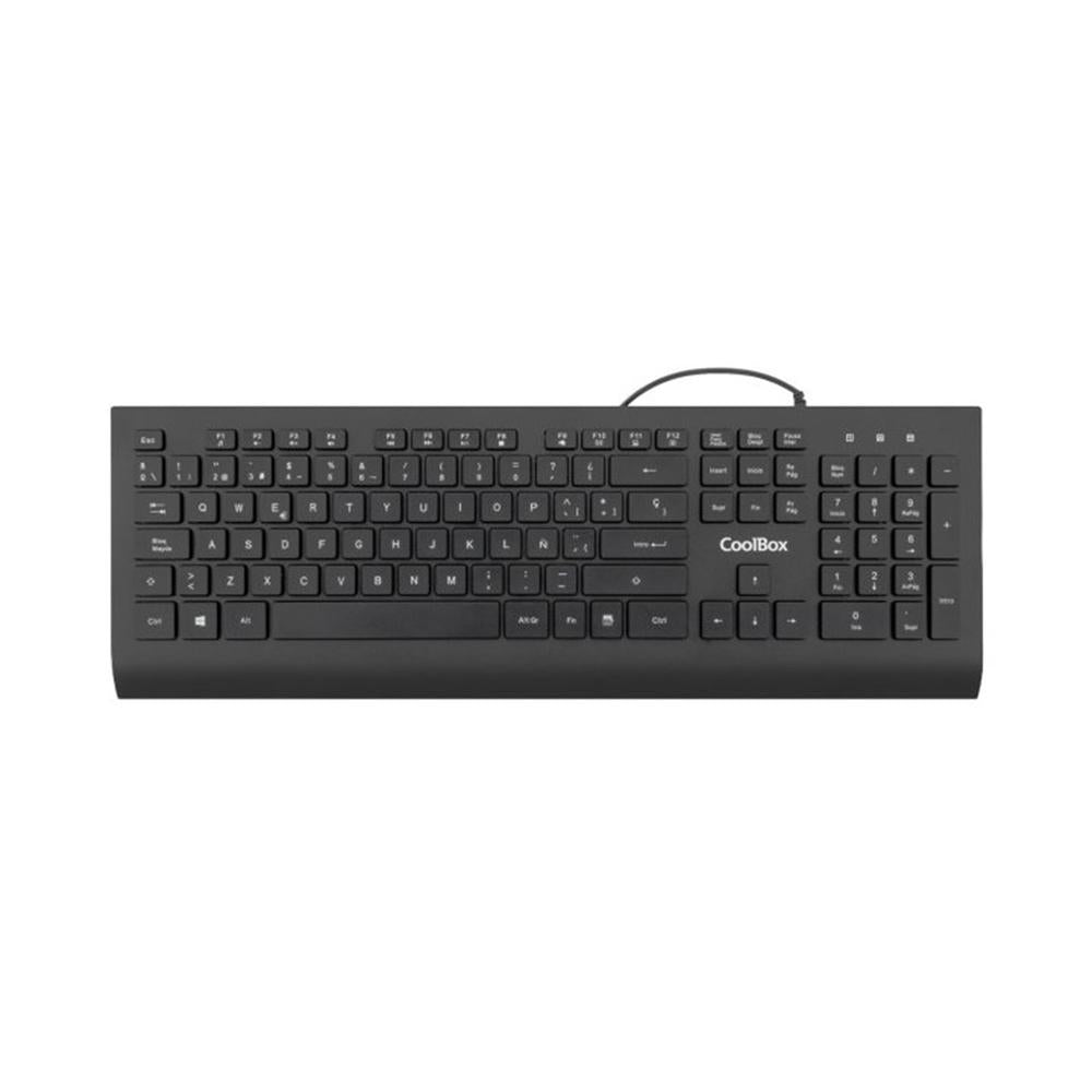 Teclado coolbox coo - tec01 - u negro