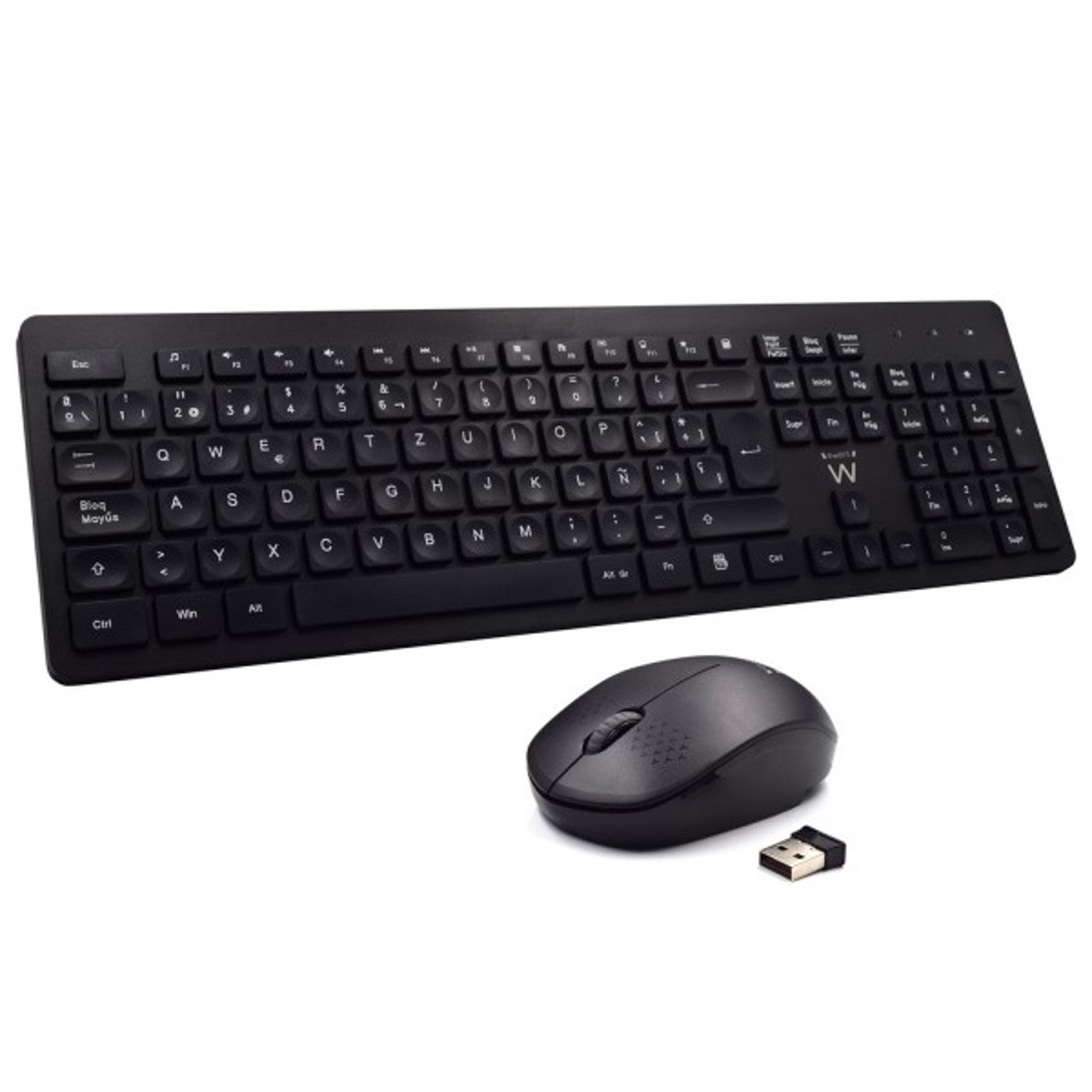 Teclado inalambrico multimedia ewent ew3256 + raton formato españa Frikytopia