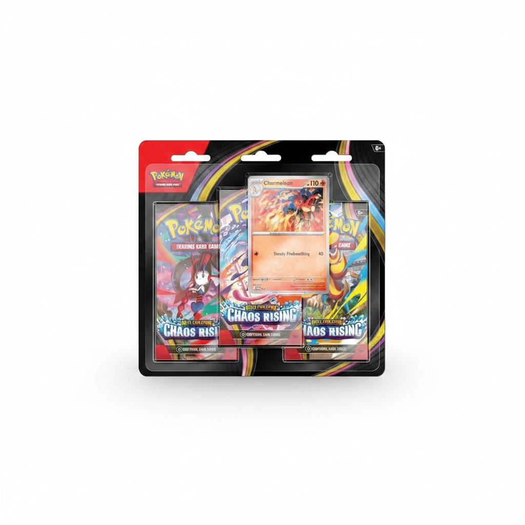 Pokemon TCG: Mega Evolution ME04 - Chaos Rising 3-Booster Blister Frikytopia