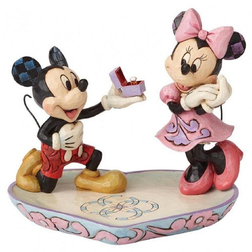 Figura enesco disney tradiciones mickey & minnie pedida de mano Frikytopia