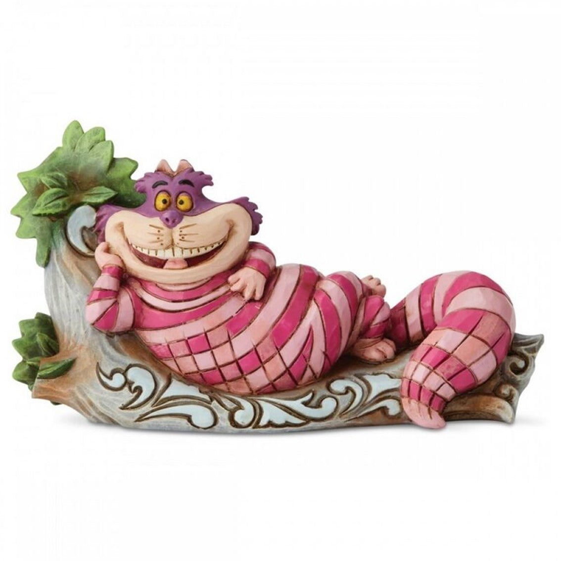 Figura Enesco Disney Alice no País das Maravilhas gato Cheshire deitado Frikytopia