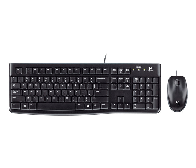 Teclado + mouse raton logitech desktop mk120 usb italiano Frikytopia