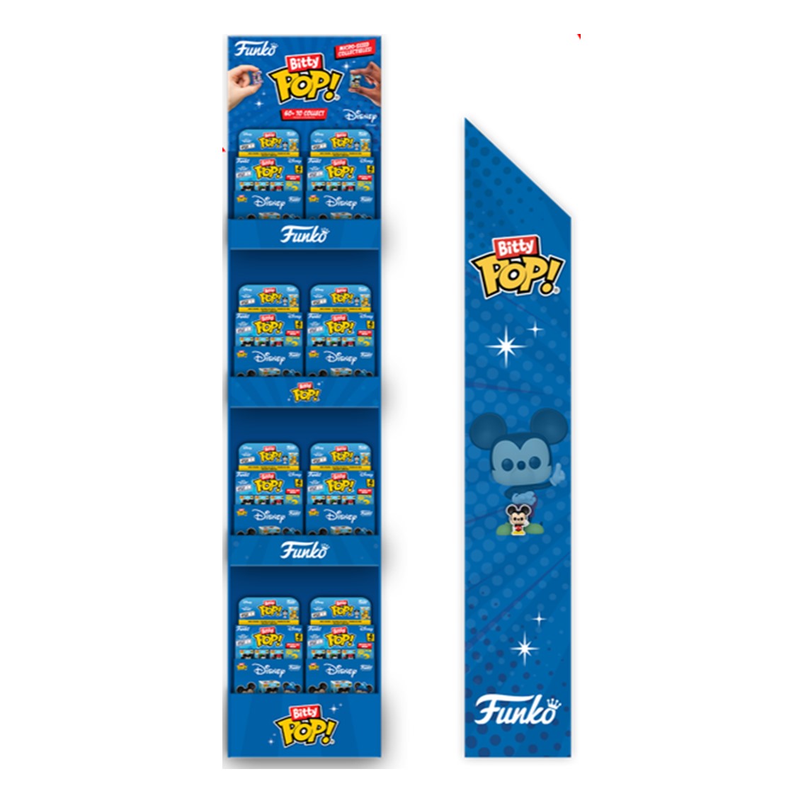 Expositor display bitty pop funko 2023 Frikytopia
