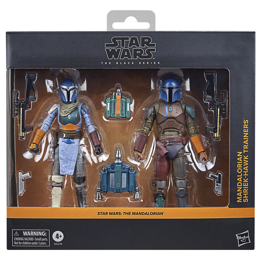 Star Wars Mandalorian Black Series Pack 2 Figuras Mandalorian y Paz Vizla