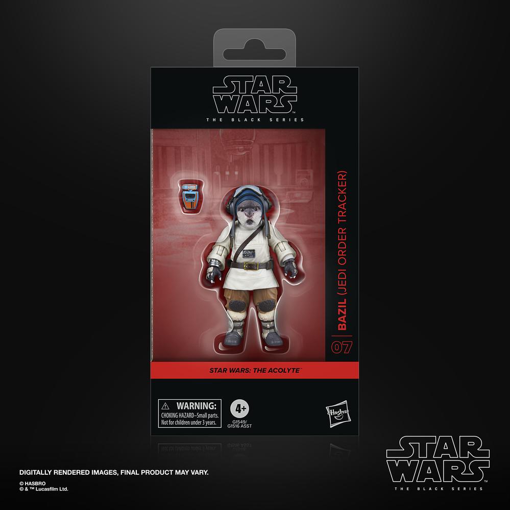 Star Wars The Acolyte Black Series Figura Bazil Jedi Order Tracker