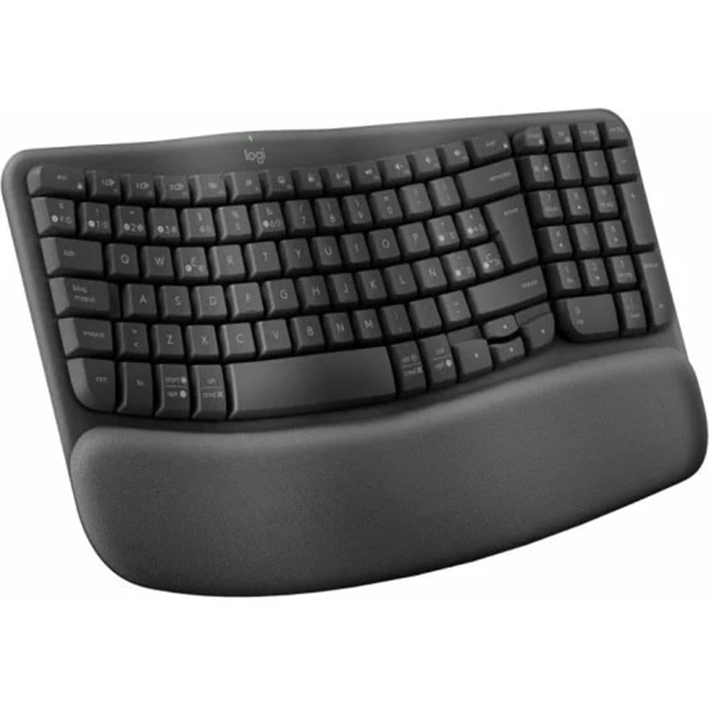 Teclado logitech wave keys bluetooth negro Frikytopia