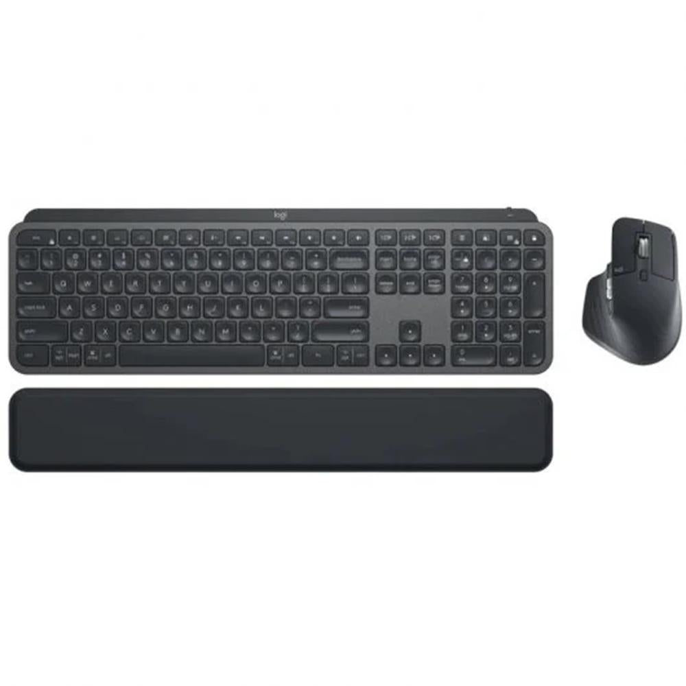 Teclado + raton logitech mx keys s combo inalambrico grafito español Frikytopia