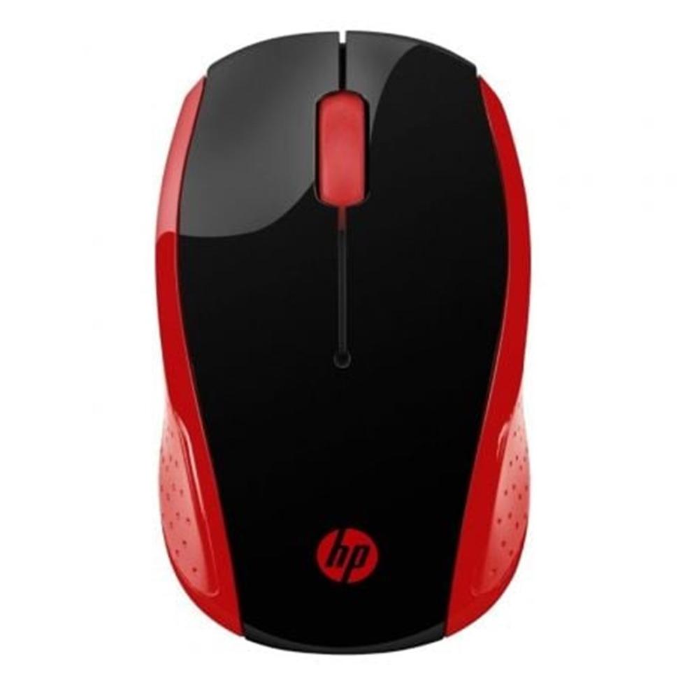 Ratón hp inalámbrico 200 rojo imperíal Frikytopia