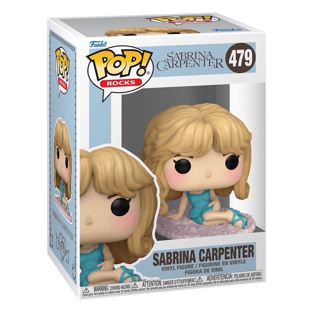Sabrina Carpenter Figura POP! Rocks Vinyl Sabrina in Night Gown 9 cm