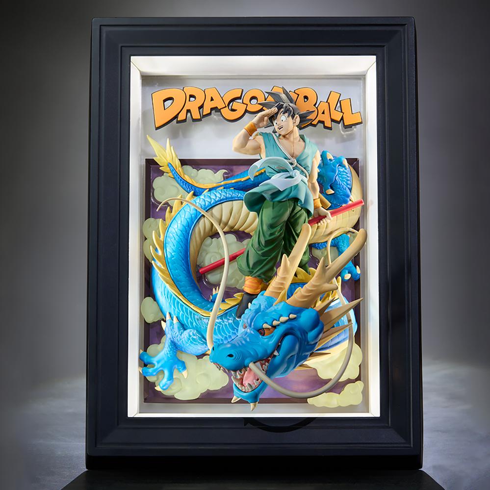 Tamashii Art 3D Relief Dragon Ball Z Son Goku y Dragón 27 cm