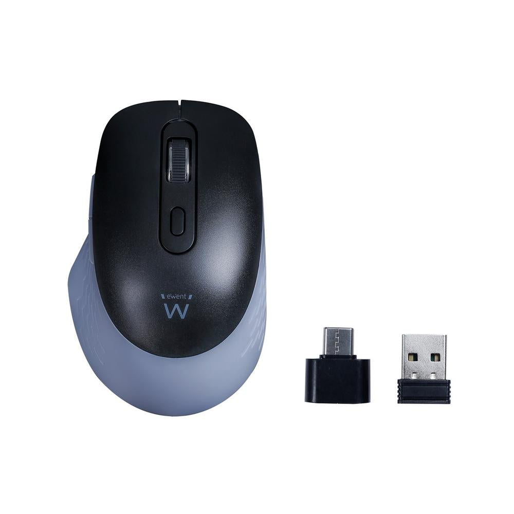 Raton inalambrico ewent ew3243 negro - gris Frikytopia