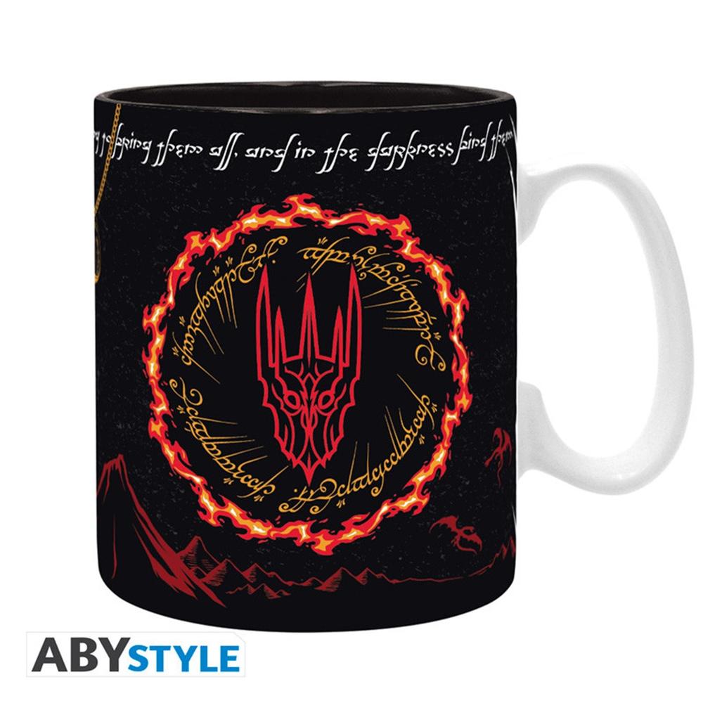 Taza abystyle el señor de los anillos sauron 460ml Frikytopia