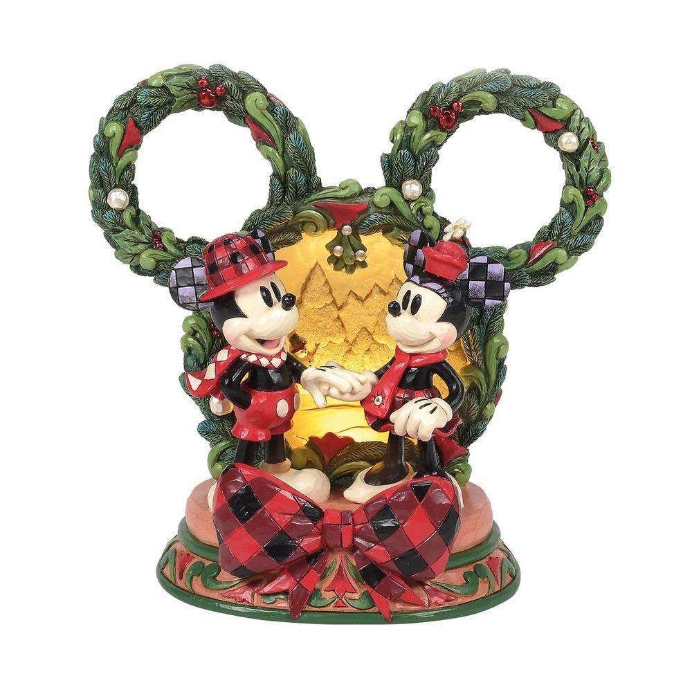 Figura diorama enesco disney mickey y minnie Frikytopia
