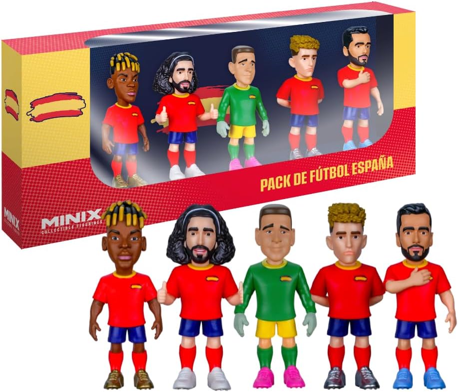 Minix españa mundial pack 5 jugadores Frikytopia