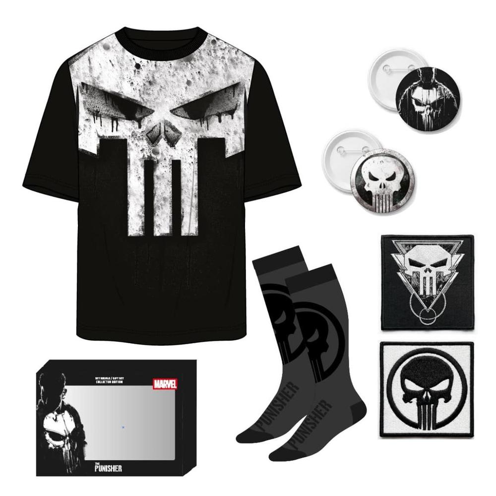 Camiseta corta single jersey set punisher l Frikytopia