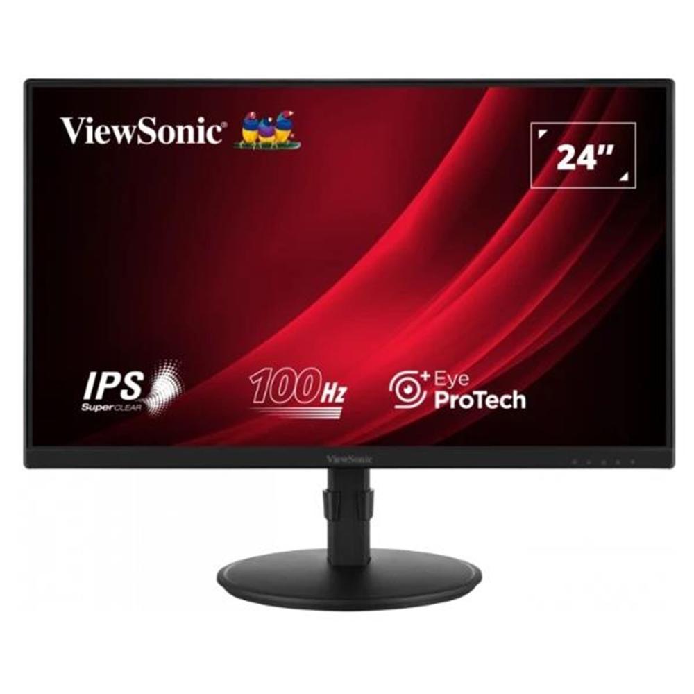 Monitor led 24 pulgadas viewsonic vg2408a - mhd ips -  fhd -  dp -  hdmi -  vga -  100hz -  5ms -  vesa 100x100 Frikytopia