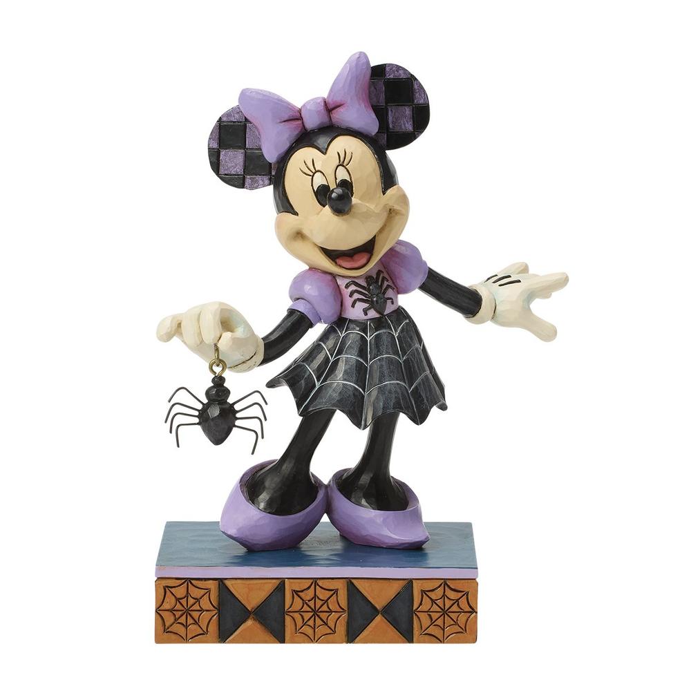 Figura enesco disney minnie con vestido de araña Frikytopia