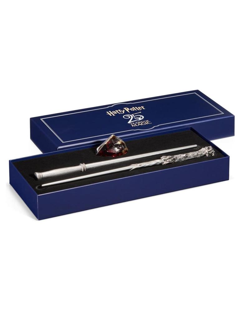 Harry Potter Celebration Wand Harry Potter 25th Anniversary Wands and Sorcerer's Stone Set
