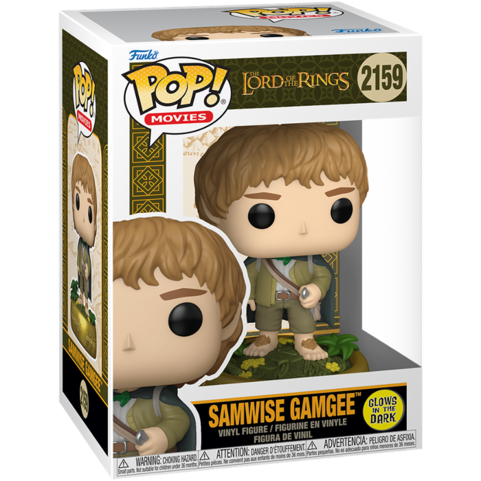 El Señor de los Anillos POP! Movies Vinyl Figuren Samwise Gamgee (GW) 9 cm