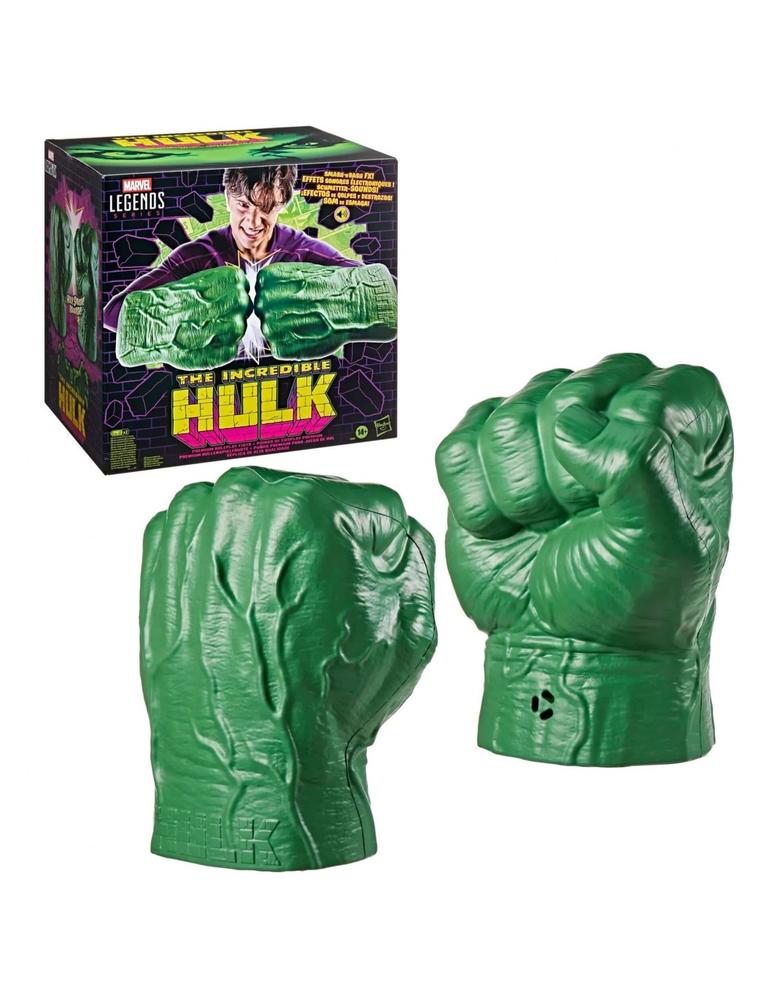Replica hasbro marvel legends the incredible hulk puños electronicos 30.5cm