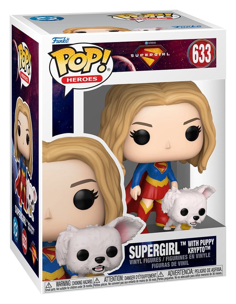 Figura POP DC Comics Supergirl Buddy Supergirl with Puppy Krypto