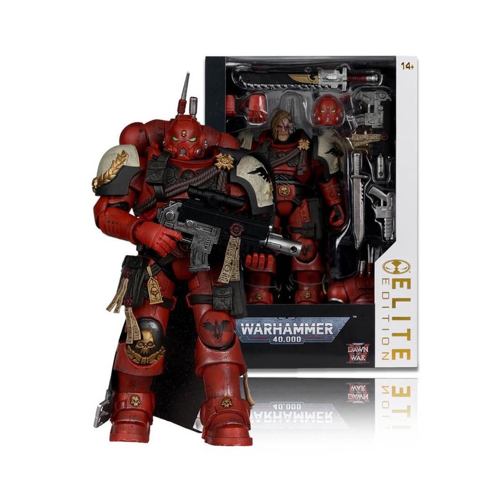 Figura mcfarlane toys warhammer 40k dawn of war 4 captain cyrus elite edition 18cm Frikytopia