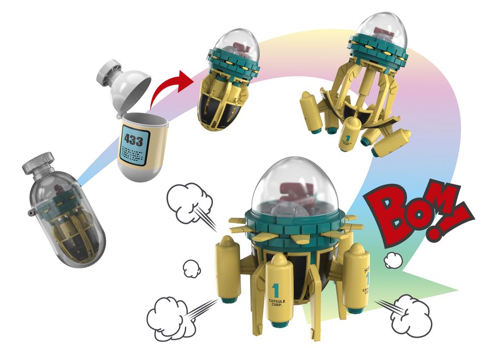 Dragon Ball Z Figura Changearts Hoi-Poi Cápsula No. 433 Trunks's Time Machine 8 cm