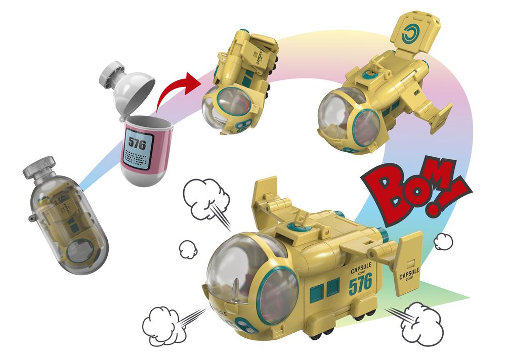 Dragon Ball Z Figura Changearts Hoi-Poi Cápsula No. 576 Bulma's Airplane 8 cm