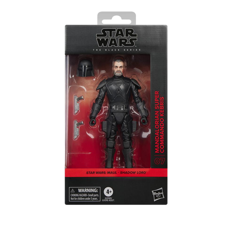 Star Wars: Maul – Shadow Lord Black Series Figura Mandalorian Super Commando Kebris 15 cm