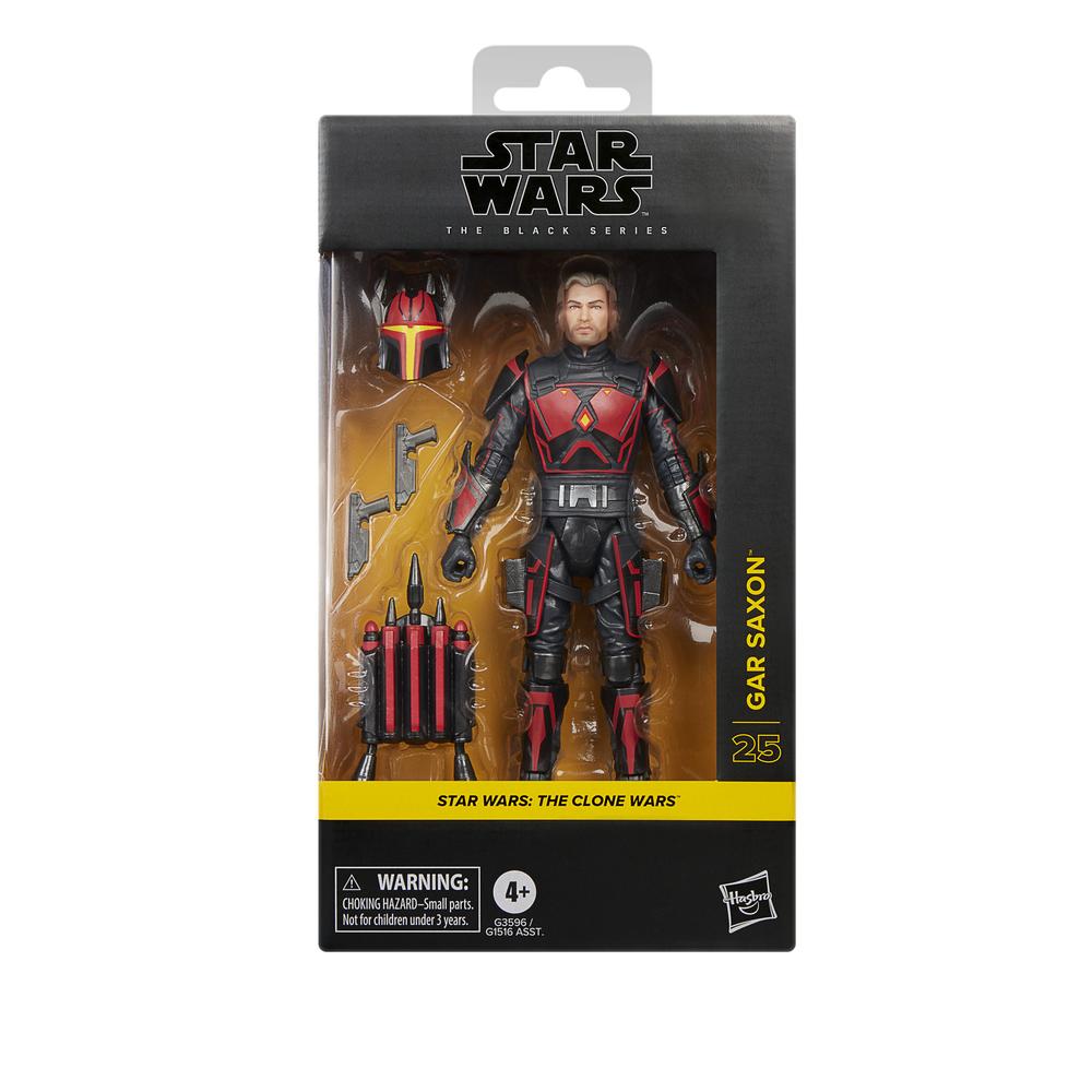 Star Wars: The Clone Wars Black Series Figura Gar Saxon 15 cm