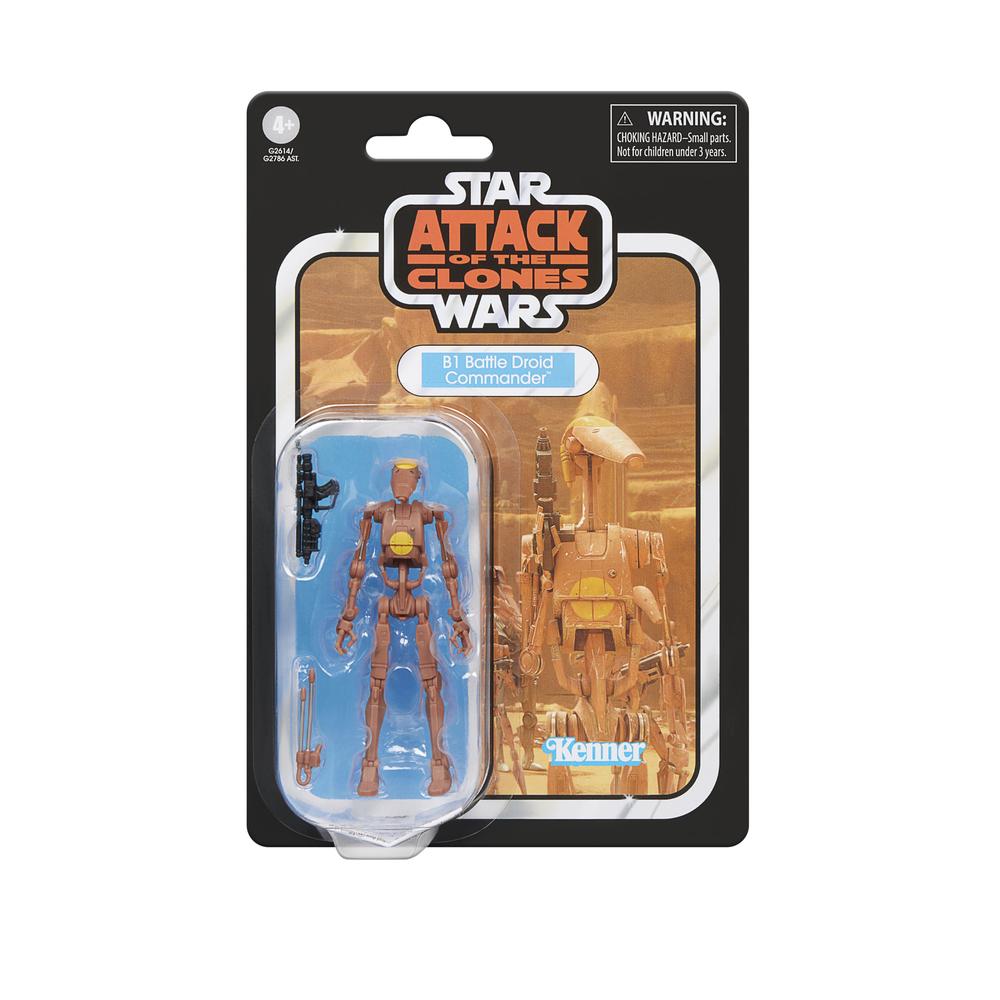 Star Wars Episode II Vintage Collection Figura B1 Battle Droid Commander 10 cm