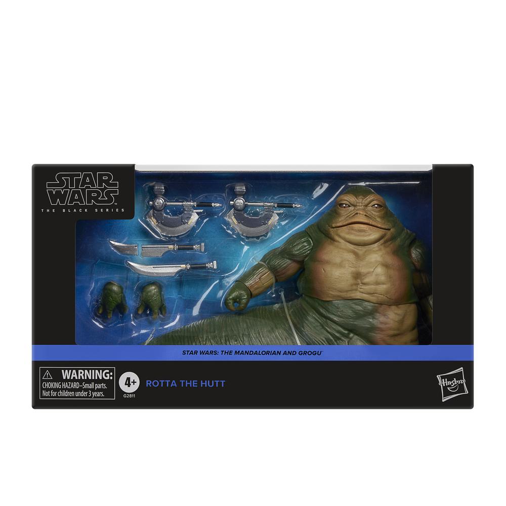 Star Wars: The Mandalorian and Grogu Black Series Figura Rotta the Hutt 17 cm