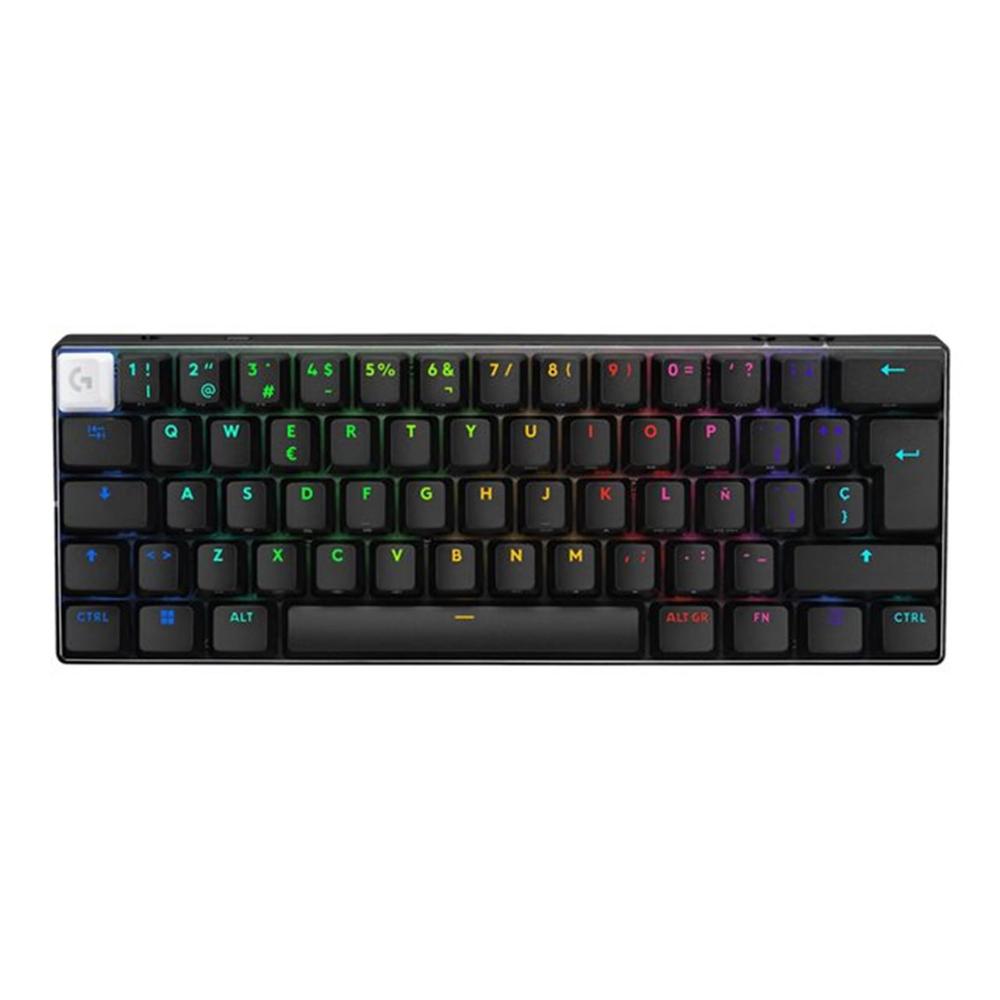 Teclado gaming logitech pro x 60 inalambrico negro Frikytopia