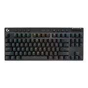 Teclado gaming logitech pro x tkl inalambrico negro tactil