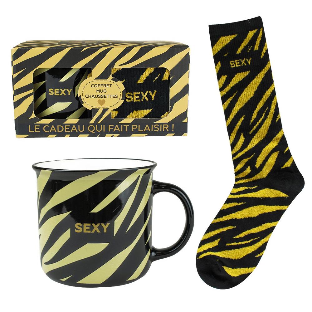 Taza + calcetines enesco sexy Frikytopia