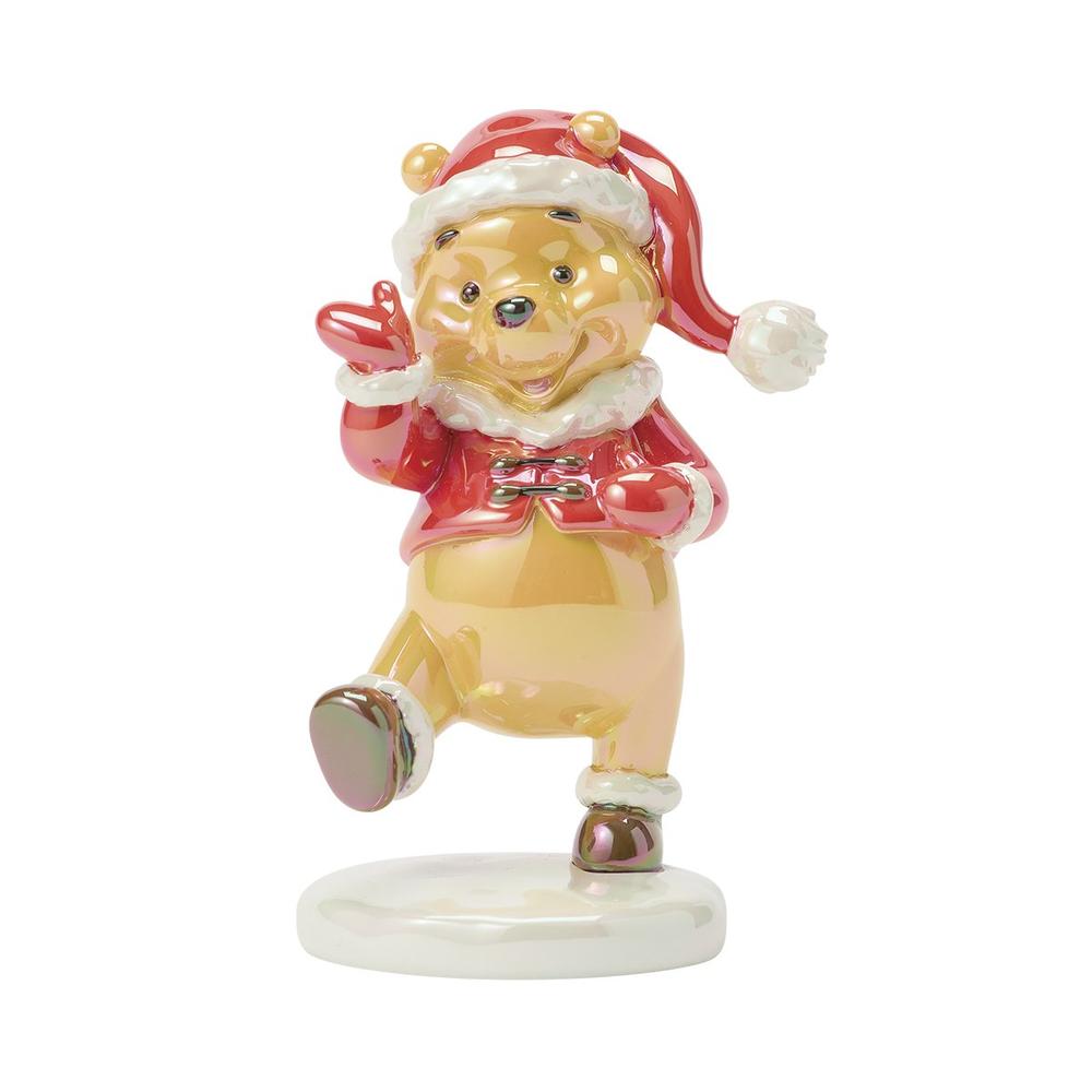 Figura enesco disney winnie the pooh navideño