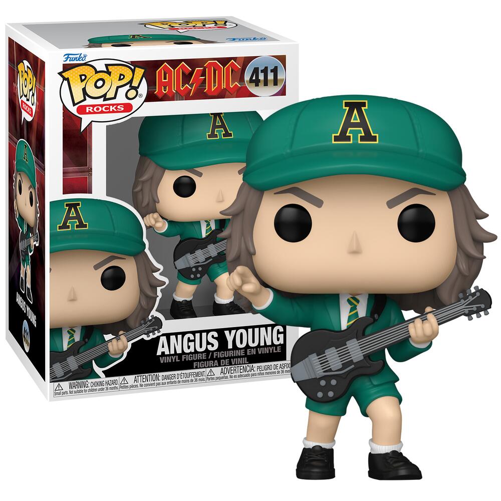 AC/DC POP! Rocks Vinyl Figura Angus Young(Green) 9 cm Frikytopia