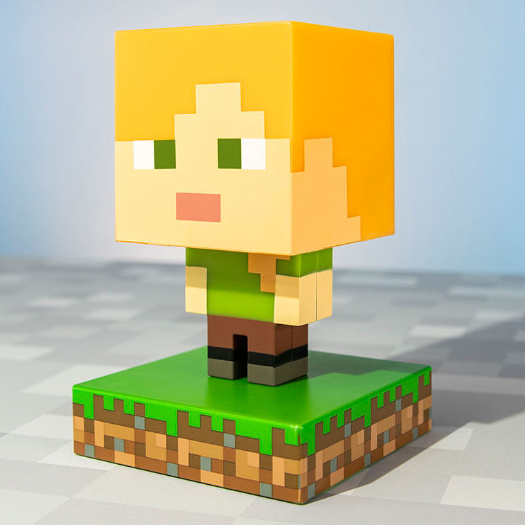 Lampara Paladone Icon Minecraft Alex