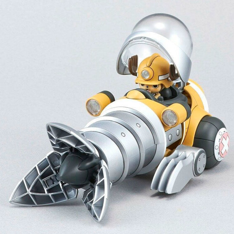 Figura bandai hobby one piece model kit chopper drill con chopper robo