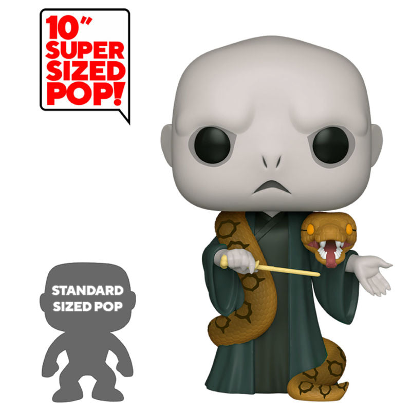 Figura POP Harry Potter Voldemort com Nagini 25cm